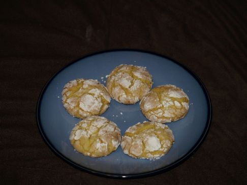 Lemon Cake Cookies