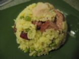 Baked Rice with Chicken & Kielbasa