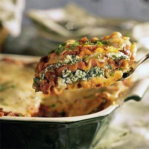 Spinach & Black Bean Lasagne