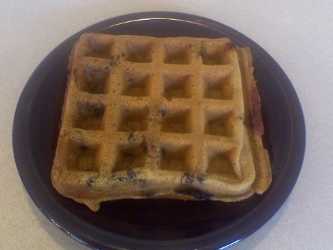 Vegan Blueberry Waffles