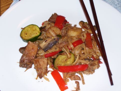 Leftover Szechwan Pork