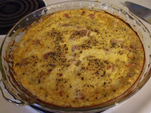 Lynette's crustless quiche