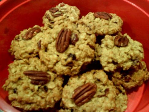 Oatmeal Cookies with Craisins, Walnuts & Pecans