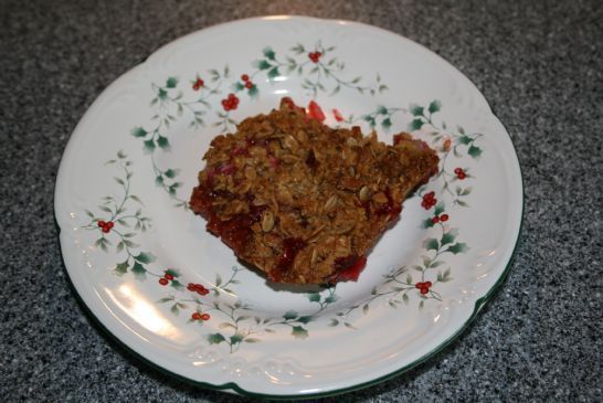 Strawberry~Rhubarb Crumble