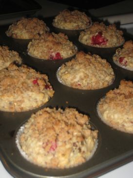 Oatmeal Cranberry Date Muffins With Flax