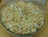 Macaroni with Shrimp Salad