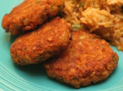 Crispy Cajun  Chickpea Cakes