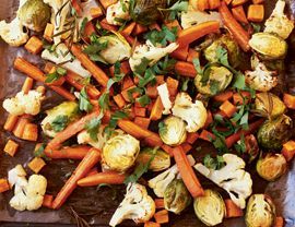 Roasted Winter Vegetables with Rosemary