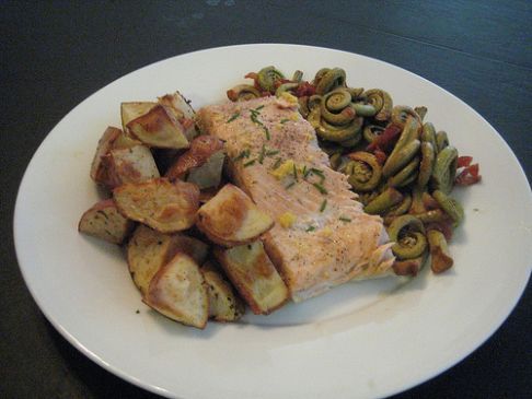 Maritime Fish and Chips with Fiddleheads