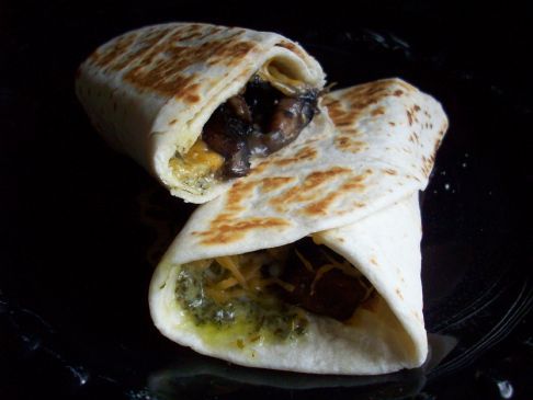 Pesto Portobello Wrap