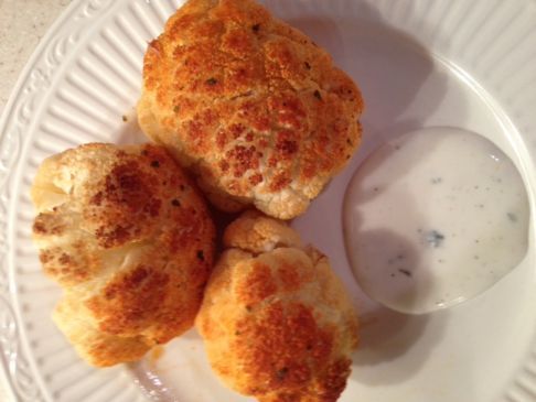 Buffalo Roasted Cauliflower