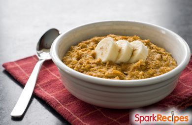 Slow Cooker Steel-Cut Pumpkin Oats