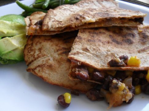 Black Bean and Corn Quesadillas