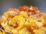 Cheesy squash casserole