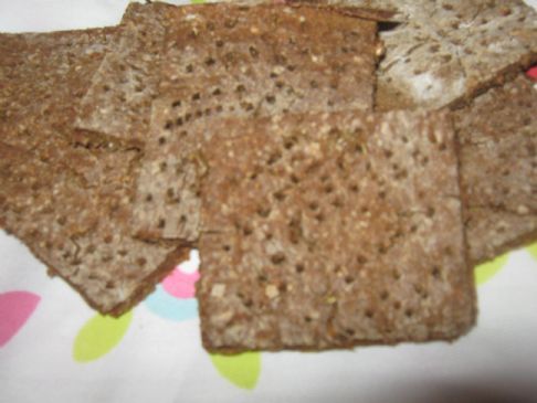 cracking crackers - made with butterbean & ground spelt flakes 29cals each
