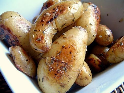 Cracked Fingerling Potatoes