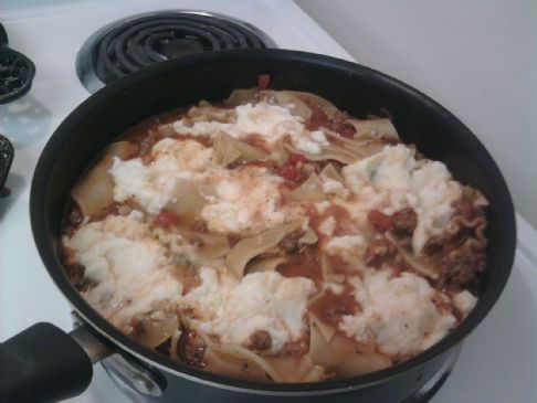 Fabulous Skillet Lasagna