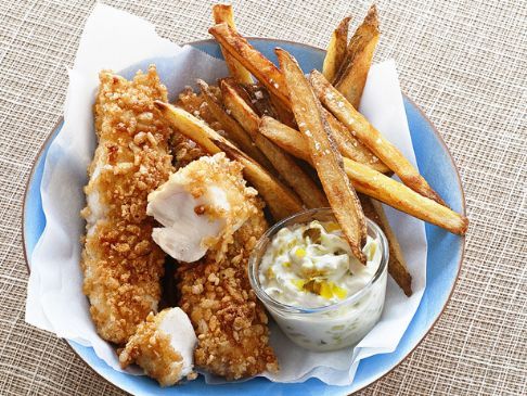 Baked Fish and Chips