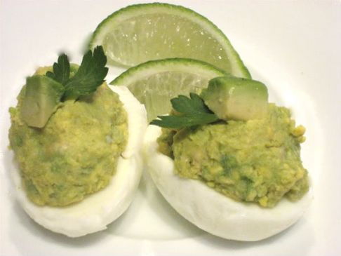 Guacamole Deviled Eggs