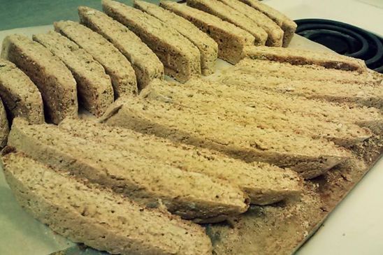 low fat Almond anise wheat biscotti