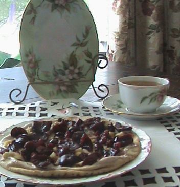 Nutty Cherry Pita Pizza