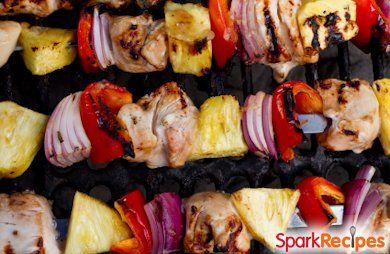 Chicken and Bacon Shish Kabobs