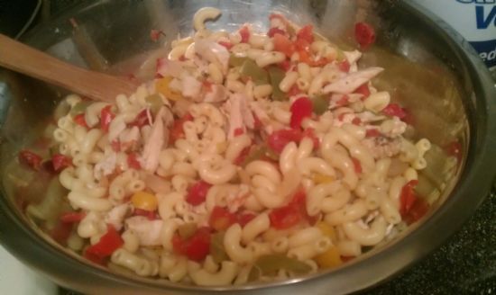 Fajita Chicken Pasta (with Macaroni)