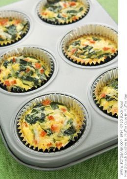 Spinach & Mushroom Frittata Cups