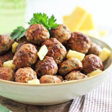 Pineapple Coconut Meatballs