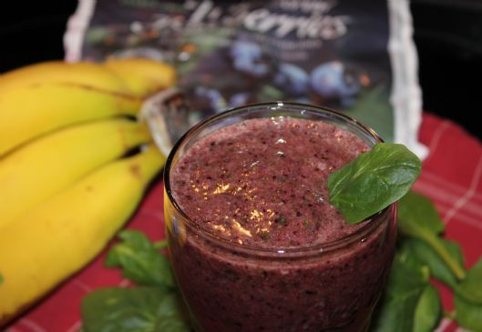 Blueberry-Banana Green (Purple) Smoothie