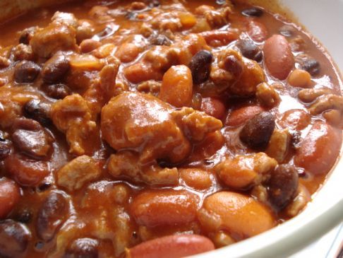 Ground Turkey and Bean chili