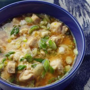 Japanese Chicken-Scallion Rice Bowl