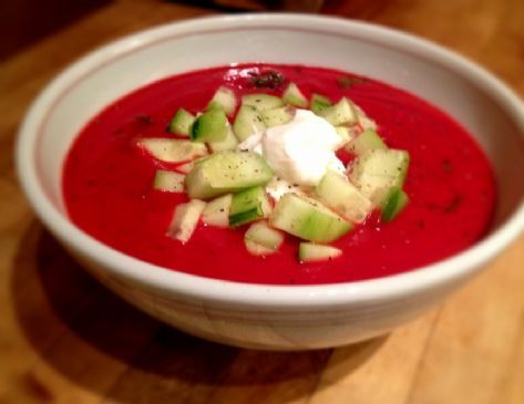 Roasted Beet & Rosemary Soup