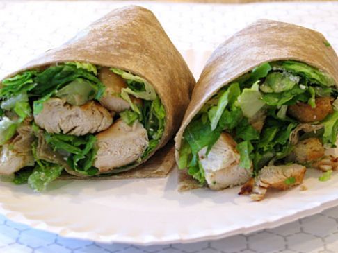 caesar chicken wrap recipe bloomu ik rate salad