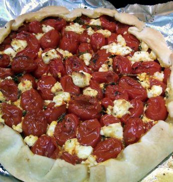 Tomato Tart with Goat Cheese & Herbs