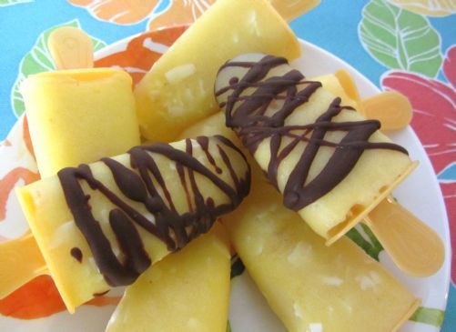 Orange Pineapple Popsicles