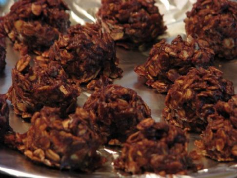 Fudgy no bake cookies_THM