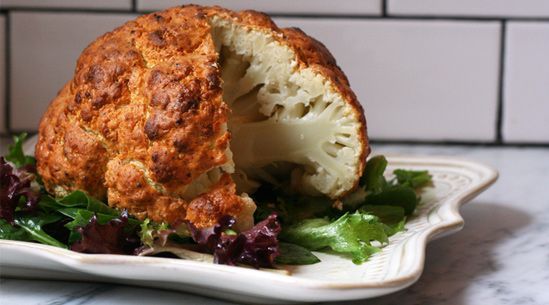 SPICY WHOLE ROASTED CAULIFLOWER 