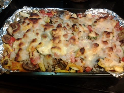 Cheesey 7 Vegetable casserole 