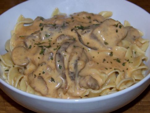 Crock Pot Beef Stroganoff