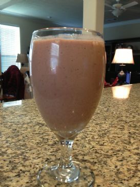Double Chocolate Covered Strawberry Protein Shake