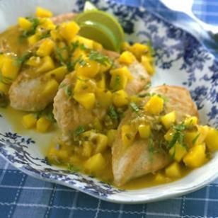 Chicken Saute with Mango Sauce