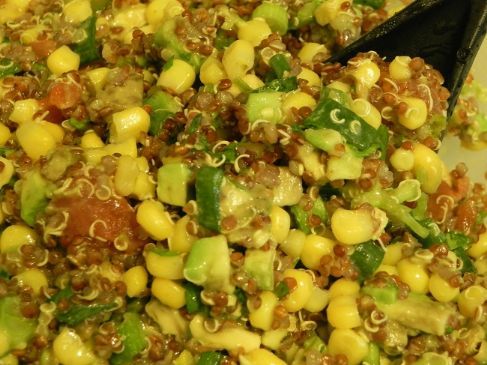 Red Quinoa-Avocado Salad