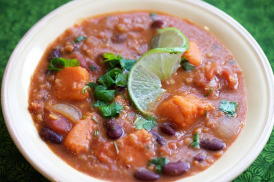 Thai Curry Red Lentil Chili