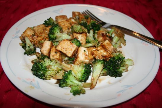 Sesame Tofu stirfry