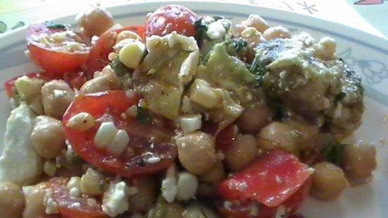 Chick pea salad