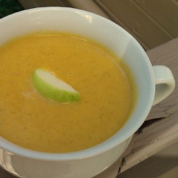 Squash, Wild Rice, & Apple Soup with Sage