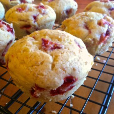 Lemon Strawberry Muffins