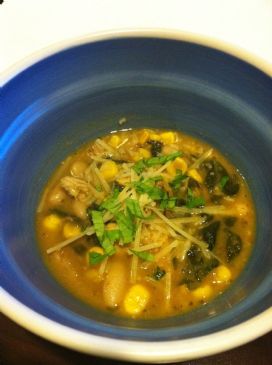 White Bean & Chicken Chili (adapted from Giada De Laurentiis)