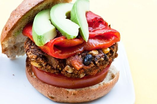 Black Bean Sweet Potato Burger 